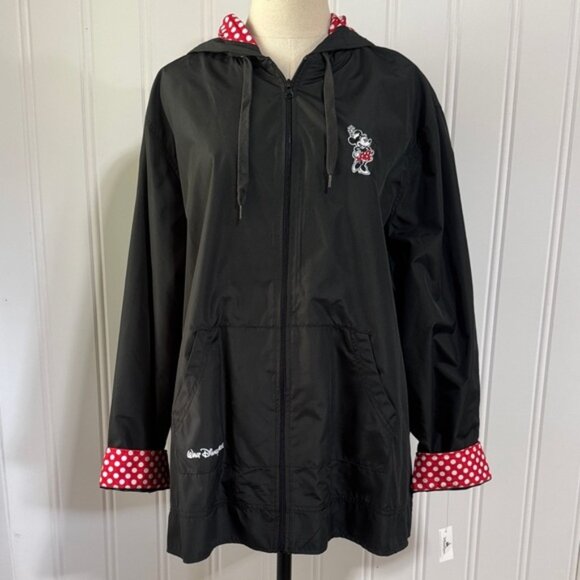 NWT Walt Disney World Minnie Mouse windbreaker rain jacket Size 1X - Picture 1 of 11